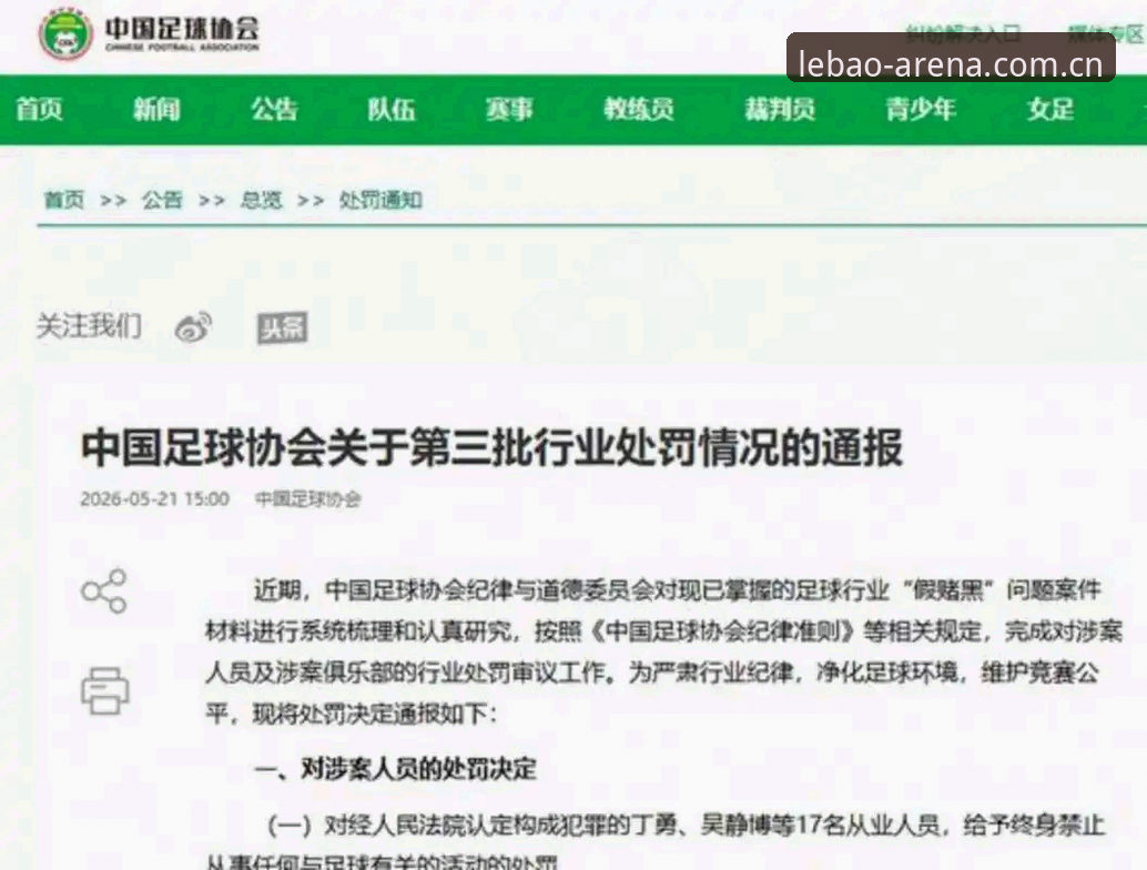 中国足协第三批禁足名单详解